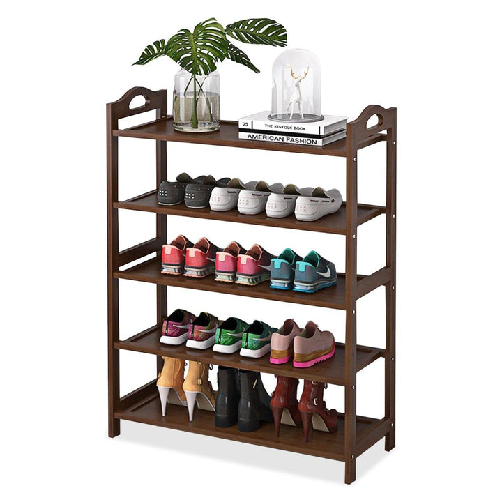 3/4/5/6 Tiers Shoe Rack Multi-layers Storage Shelf Space Saving Organizer Books Decorations Stand for Home Office - Trendha