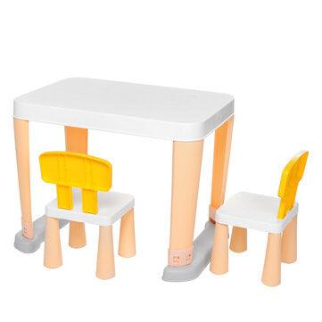 Children Desk and Chair Set Multifunctional Student Adjustable Study Table Kids Writing Desk Combination Stationery Supplies - Trendha