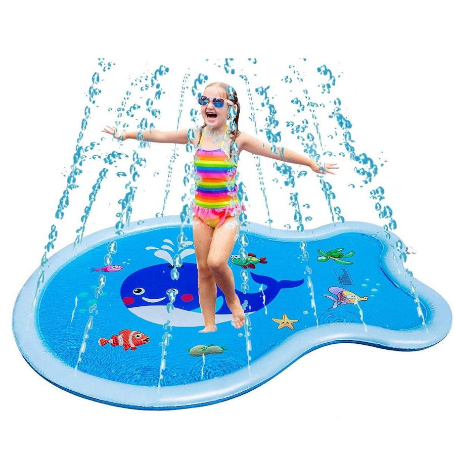 71inch Water Spray Mat Children Sprinkler Pad Toddlers Play Mat Summer Swimming Pools Water Sport Kid Gift - Trendha
