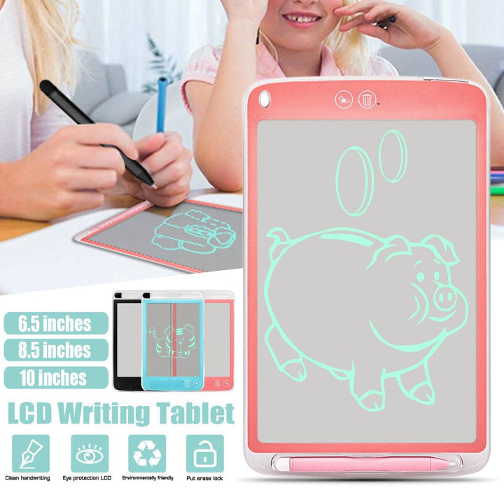 6.5inch 10inch Electronic Digital LCD Writing Pad Tablet Kids Drawing Graphics Board - Trendha