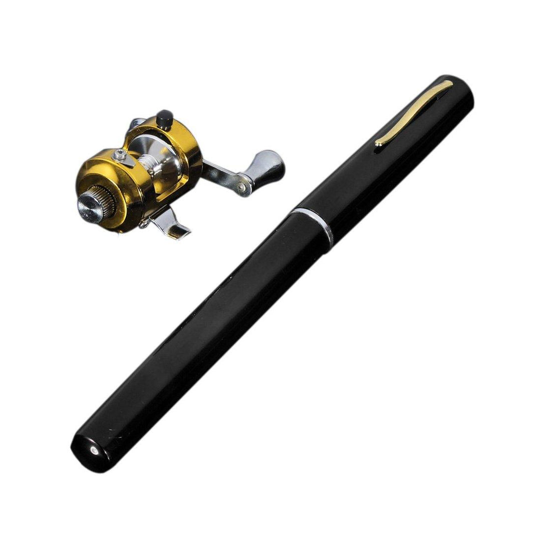 ZANLURE PFS-02 Mini Telescopic Portable Pocket Pen Shape Aluminum Alloy Fishing Rod Reel Line Combos - Trendha