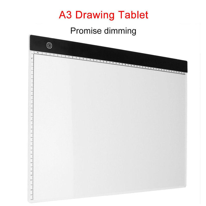 A3/A4 Dimming LED Art Tattoo Stencil Light Box Tracing Drawing Board Graphic - Trendha