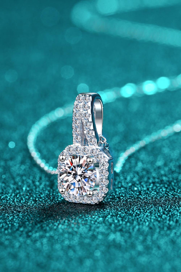 1 Carat Moissanite Necklace - Trendha