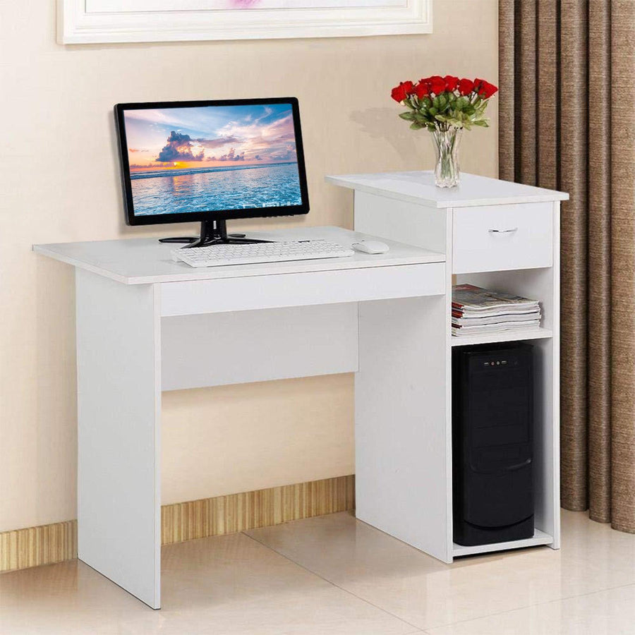 Home Desktop Computer Desk With Drawers Home Small Desk Dormitory Study Desk - Trendha