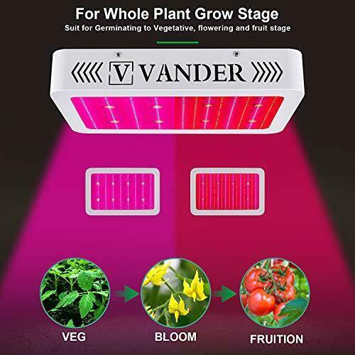 Vander 2000W LED All Optical Double Switch Plant Growth Lamp - Trendha
