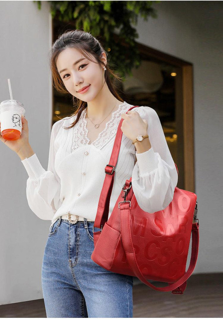 Korean Version Of Fashion Women Backpack Large Capacity - Trendha