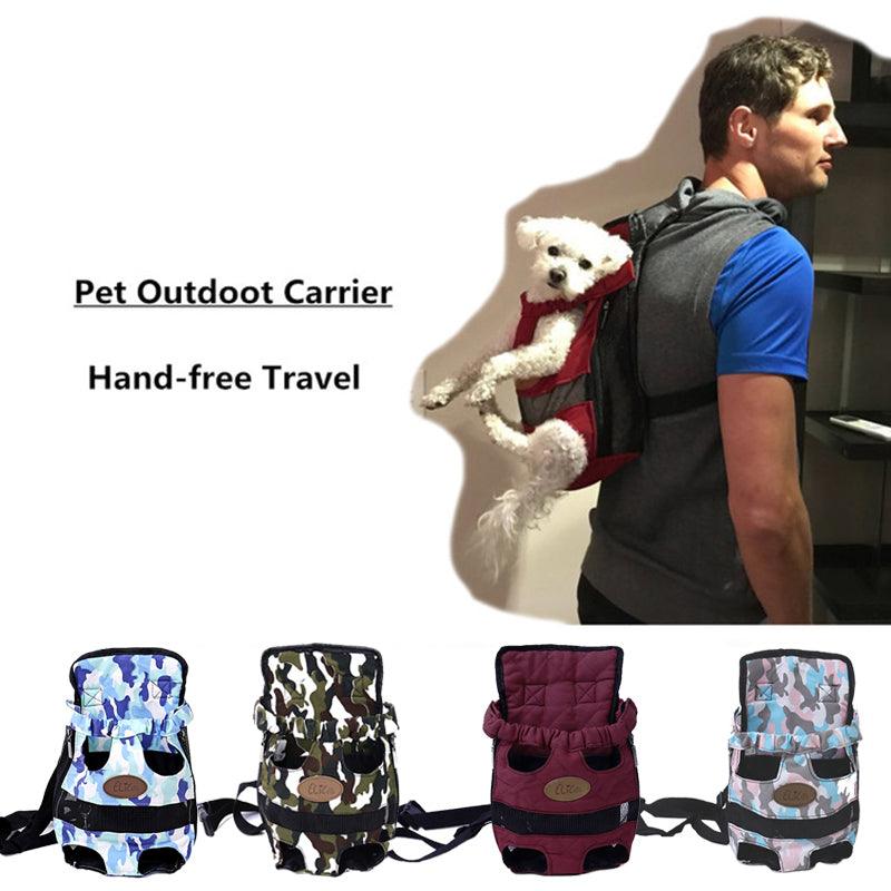 Adjustable Breathable Carrying Pet Backpack - Trendha