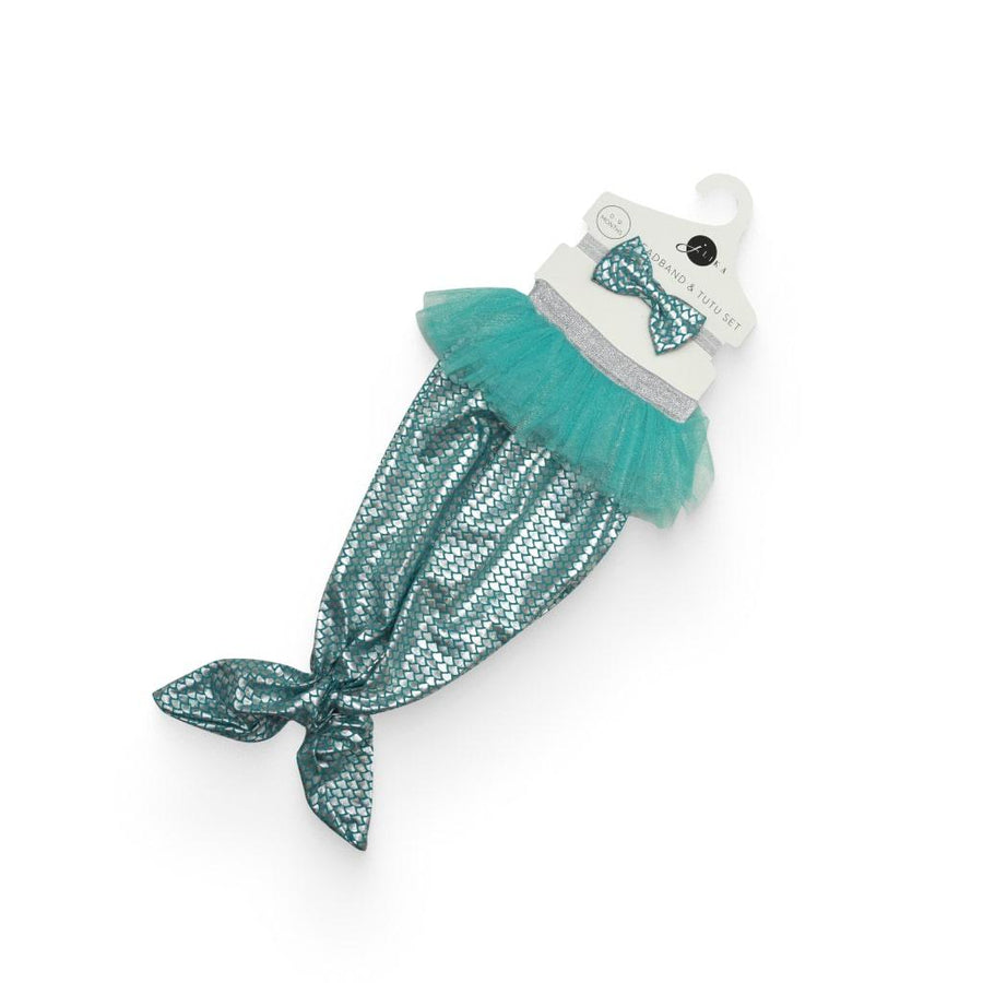 Mermaid Tail Headband Set Newborn Baby Girl - Trendha
