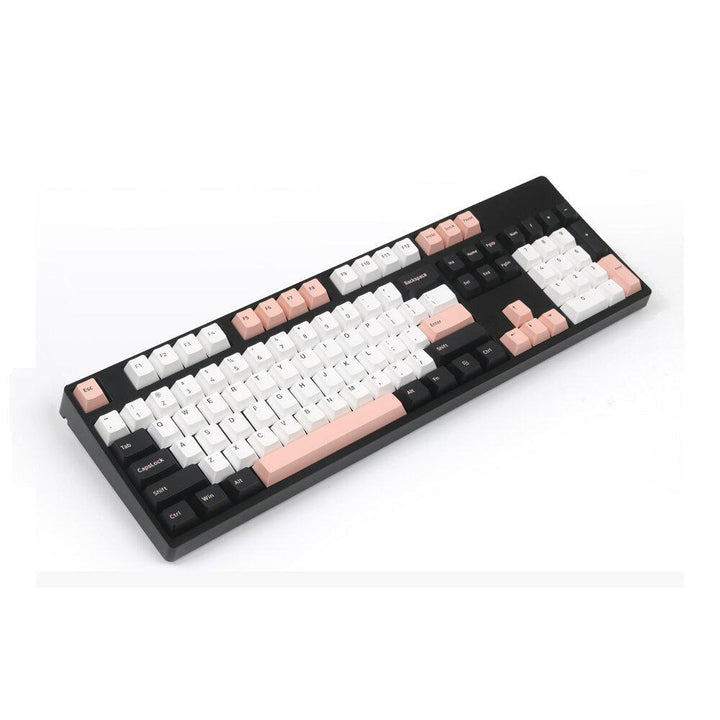 166 Keys Color Matching Keycap Set Cherry Profile PBT Two Color Molding Keycaps for Mechanical Keyboard - Trendha