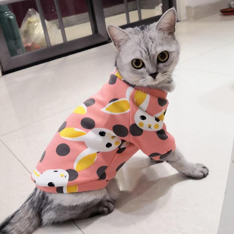 Cat's Colorful Print Sweatshirt - Trendha