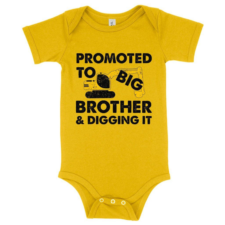 Baby Jersey Promoted to Big Brother Onesie - Big Brother Onesie Announcement - Pregnancy Announcement Onesies - Trendha