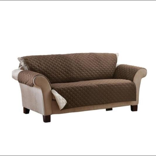 Chocolate Color Sofa Cover - Trendha