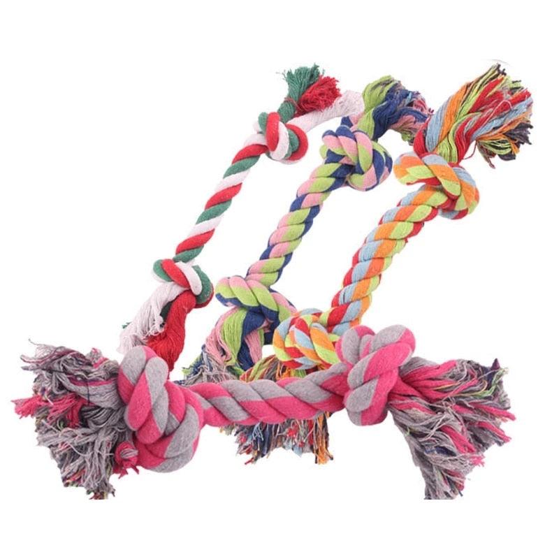 Colorful Cotton Dog Rope Toy - Trendha