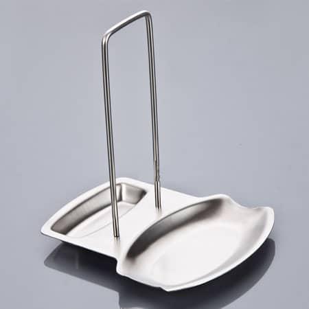 Convenient Durable Eco-Friendly Stainless Steel Spoon & Lid Holder - Trendha