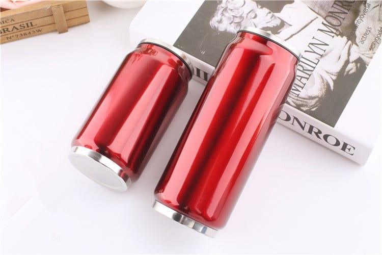 Creative Colorful Vacuum Bottle Stainless Steel Thermal Can - Trendha