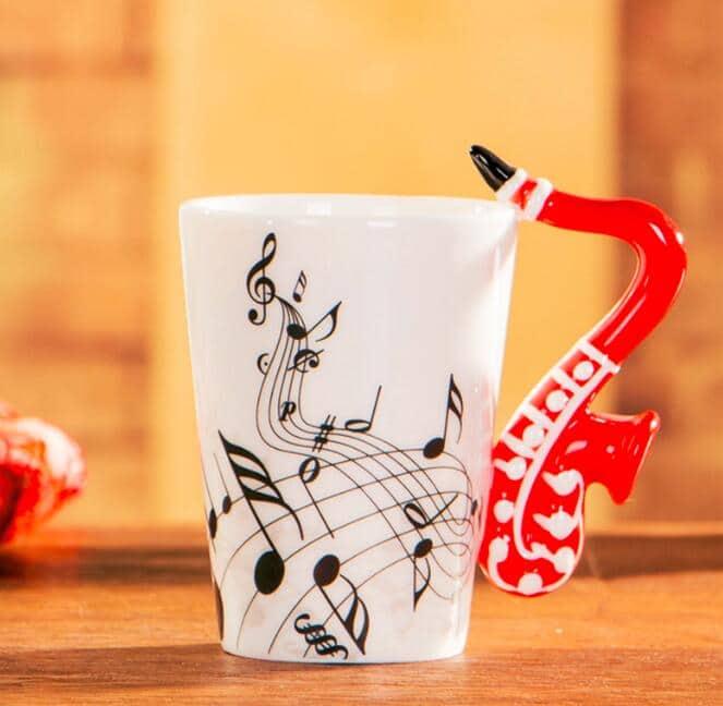 Creative Musical Instrument Themed Eco-Friendly Ceramic Mug - Trendha