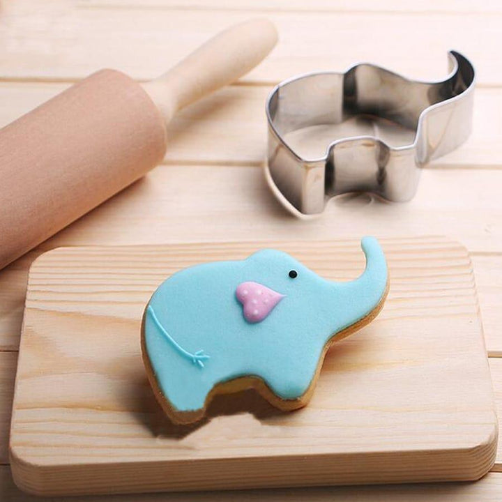 Cute Animal Shaped Eco-Friendly Stainless Steel Cookie Cutters Set - Trendha