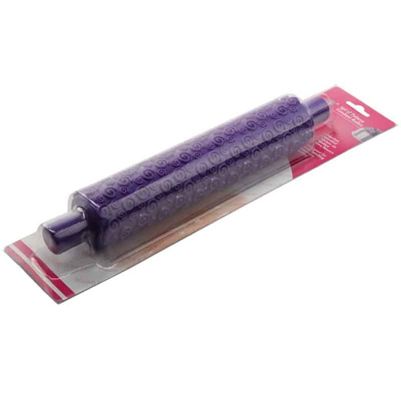 Eco-Friendly Purple Patterned Rolling Pin - Trendha