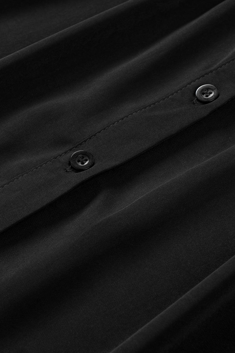 Gathered Detail Puff Sleeve Shirt - Trendha