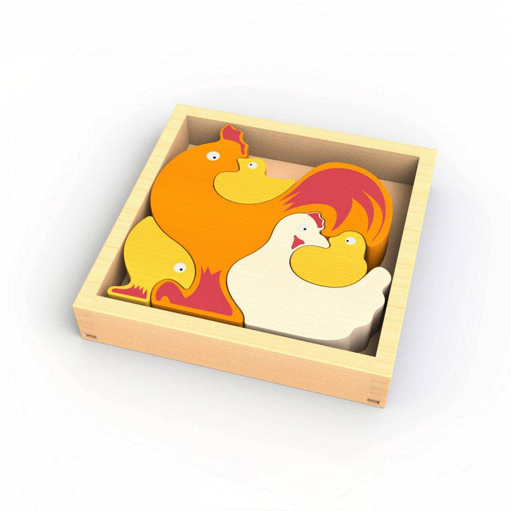 Chicken Family Puzzle - Trendha