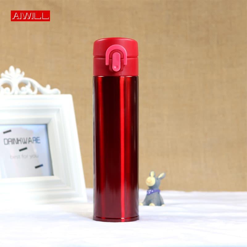 Fashion Colorful Straight Cup Travel Thermos - Trendha