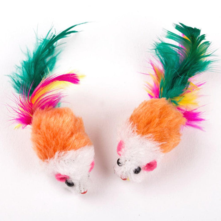 Funny Mini Mouse Toys Set for Cats - Trendha