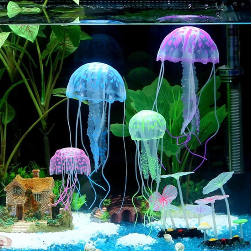 Glowing Artificial Jellyfish Ornament - Trendha