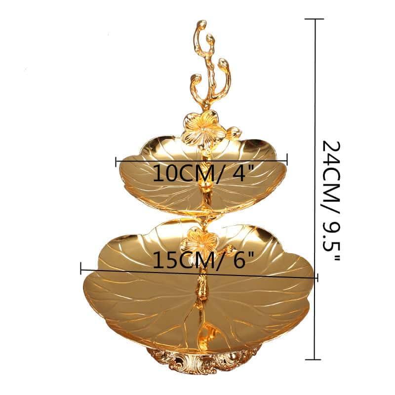 High-Quality Wedding Cake Stand in Gold - Trendha