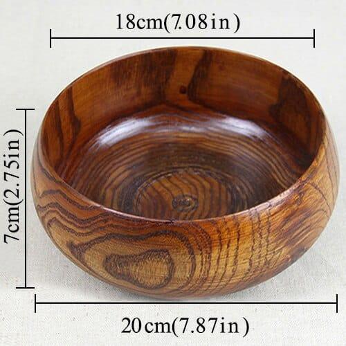 Large Wooden Soup Bowl - Trendha