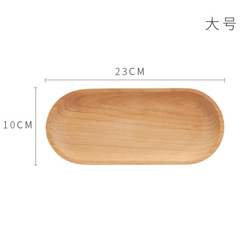 Oval Shaped Wooden Serving Platter - Trendha