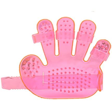 Pink Pet Grooming Glove - Trendha