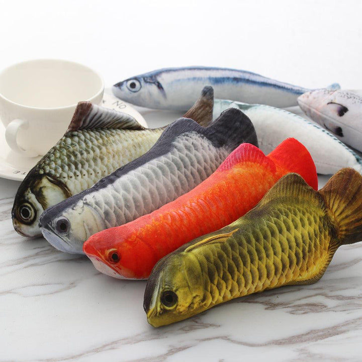 Realistic Plush Fish Toy - Trendha