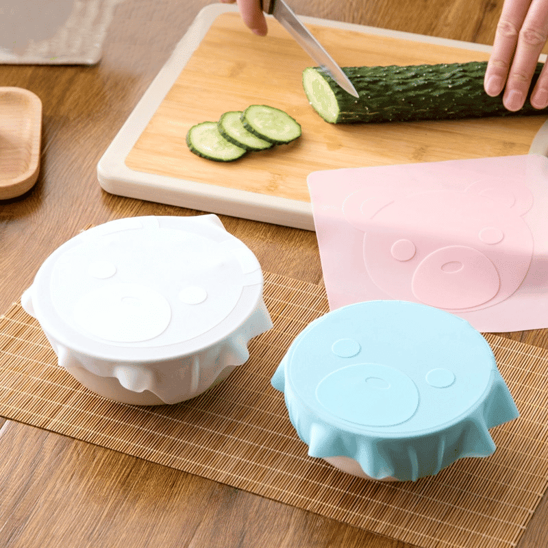 Reusable Silicone Food Storage Container Cover - Trendha