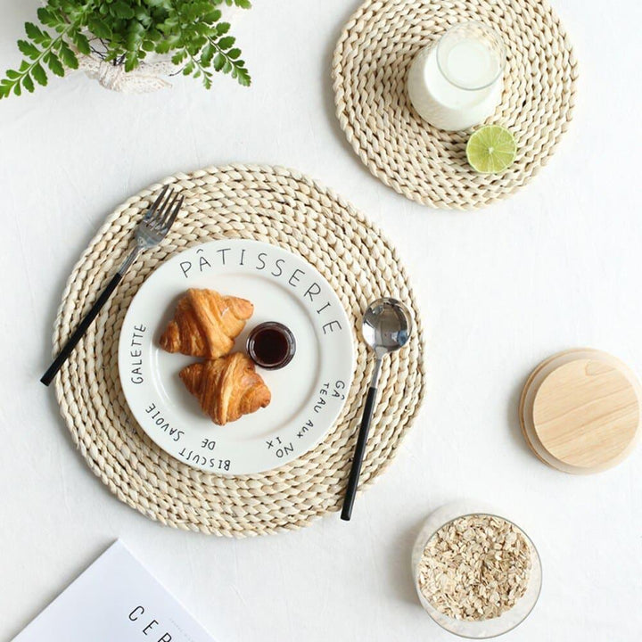 Round Rattan Table Placemat - Trendha