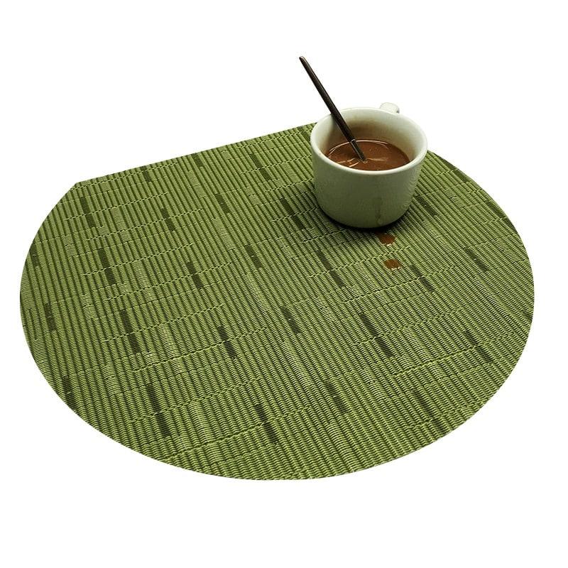 Semi-circular Bamboo Placemat - Trendha