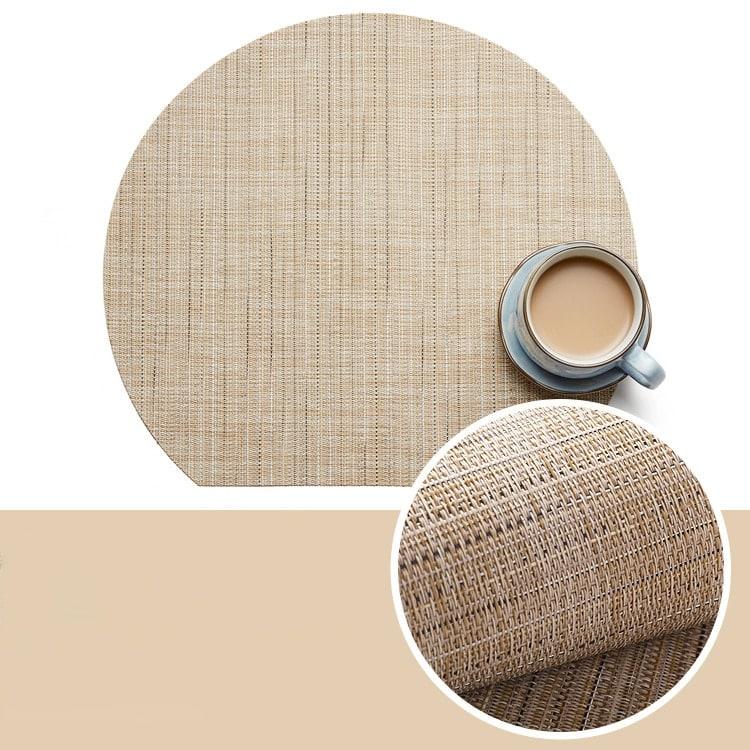 Semi-circular Bamboo Placemat - Trendha