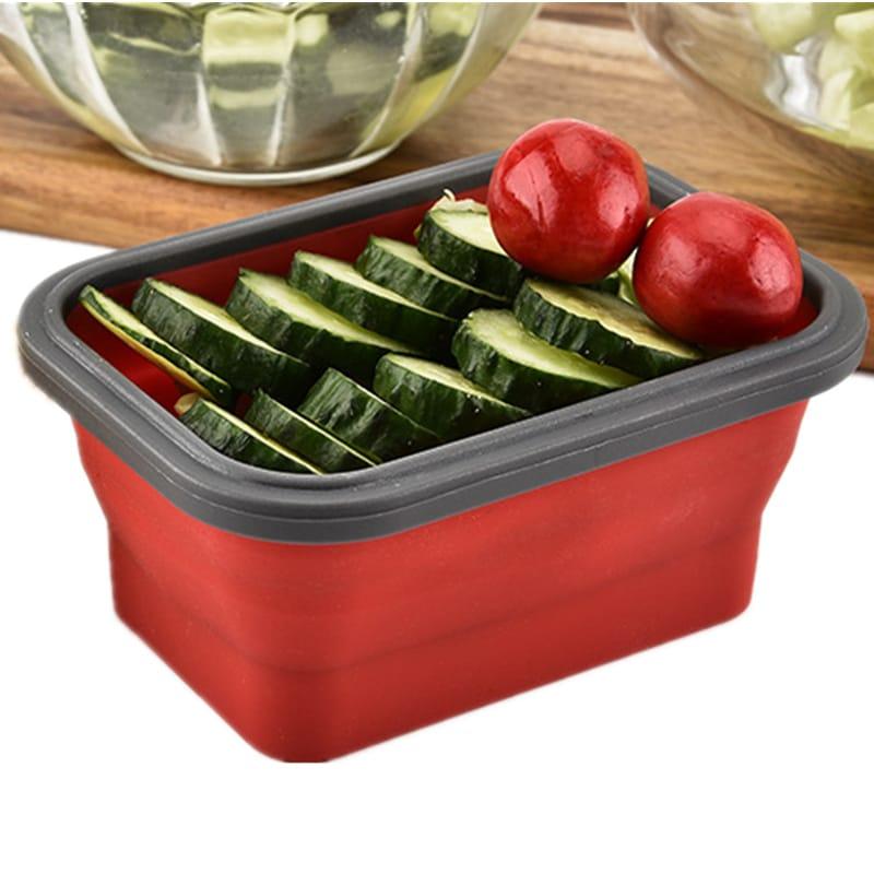 Set Collapsible Silicone Lunch Boxes - Trendha