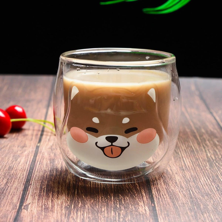 Shiba Inu Glass Cup - Trendha