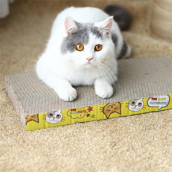 Simple Scratching Board with Catnip for Cats - Trendha