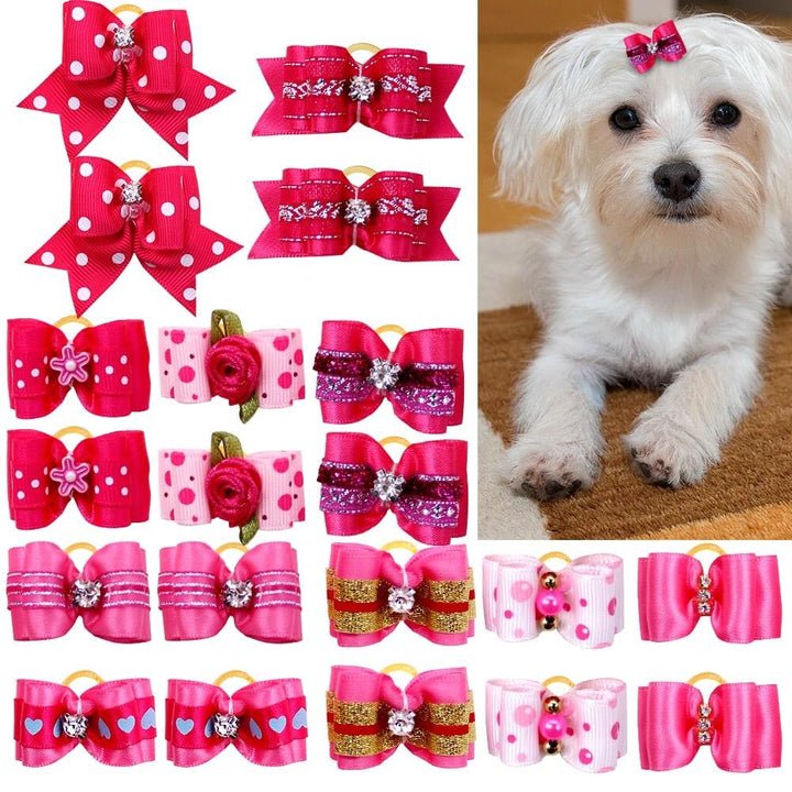 Small Hair Bows for Pets - Trendha