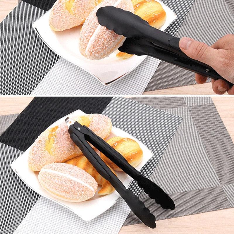 Stainless Steel BBQ Tongs with Soft Handle - Trendha