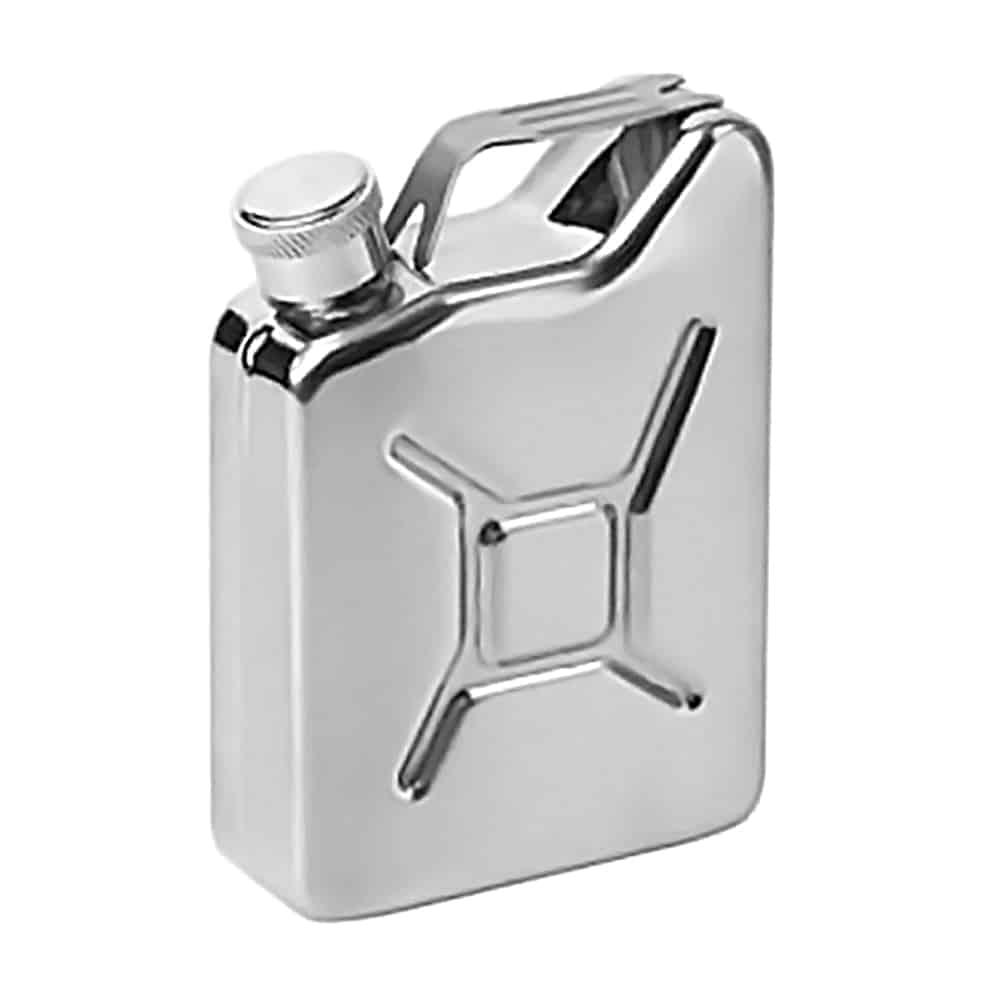Stainless Steel Canister Shaped Hip Flask - Trendha