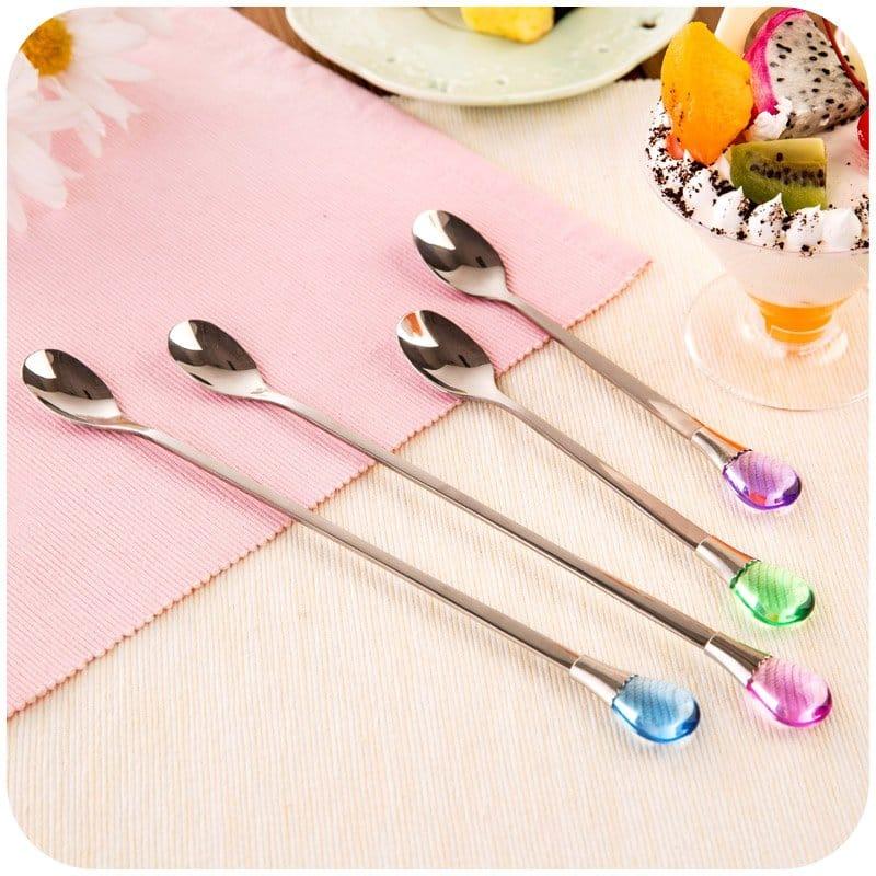 Stainless Steel Ice Cream Spoon 4 pcs Set - Trendha