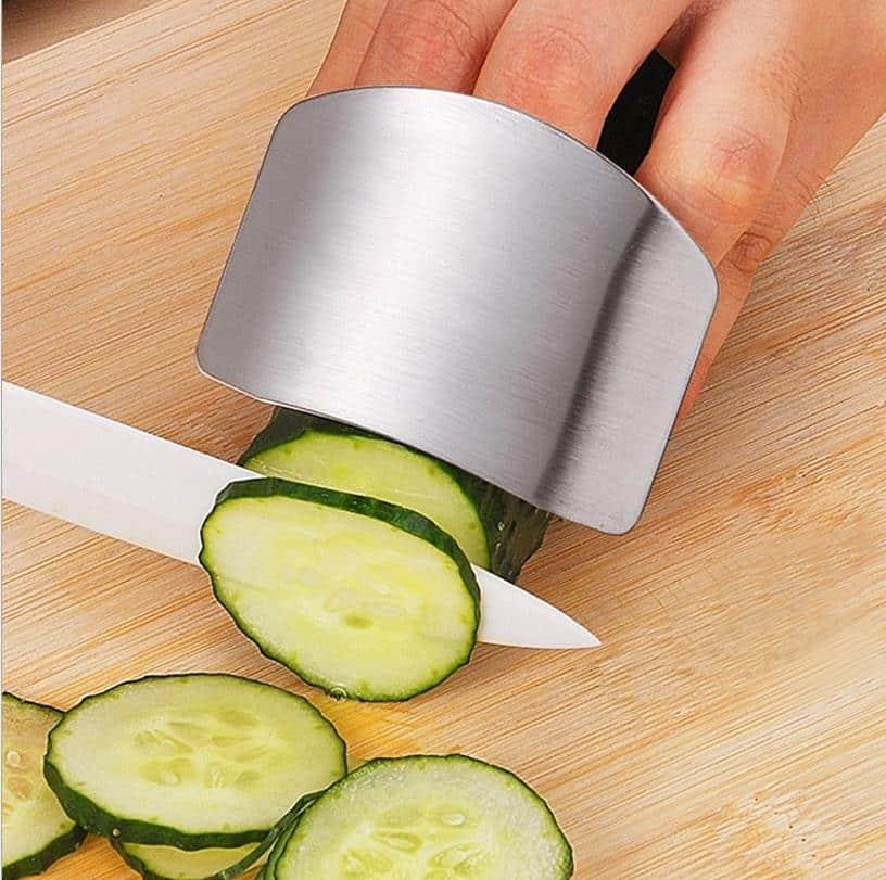 Useful Convenient Stainless Steel Cooking Finger Protector - Trendha