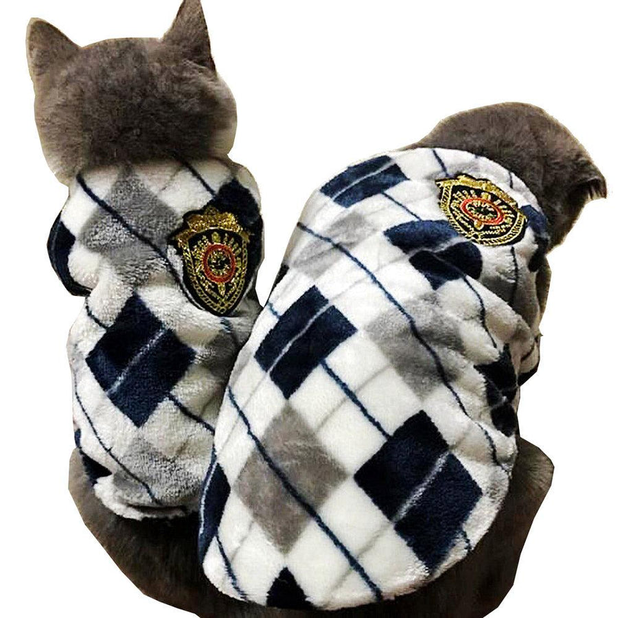 Winter Flannel Cat's Vest - Trendha