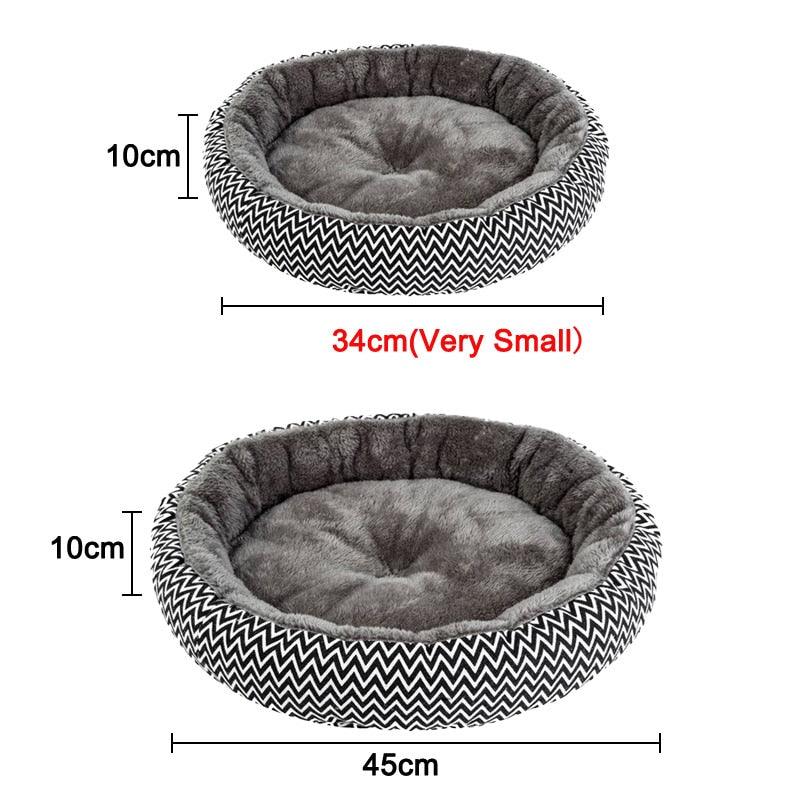 Zig Zag Print Dog Bed - Trendha